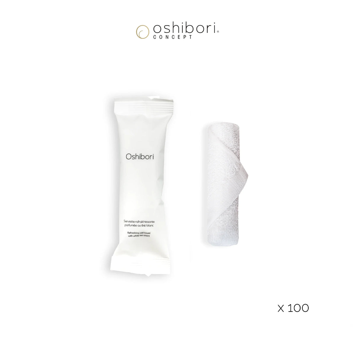 Oshibori 6 grams – White