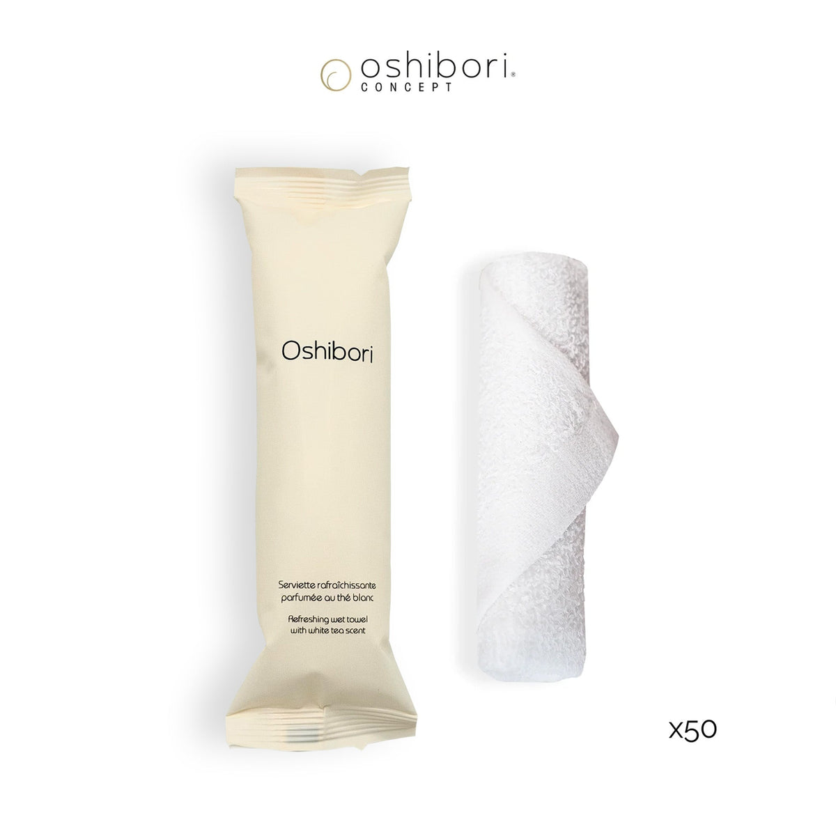 Oshibori Bamboo – Off-White